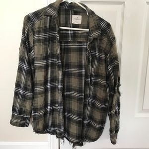 AMERICAN EAGLE Oversized Fit Flannel